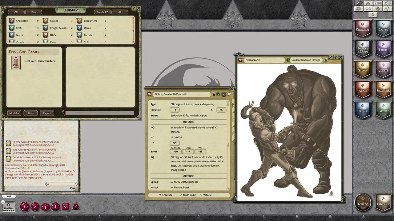 Fantasy Grounds - Lost Lore: Divine Hunters (PFRPG) Screenshot 1
