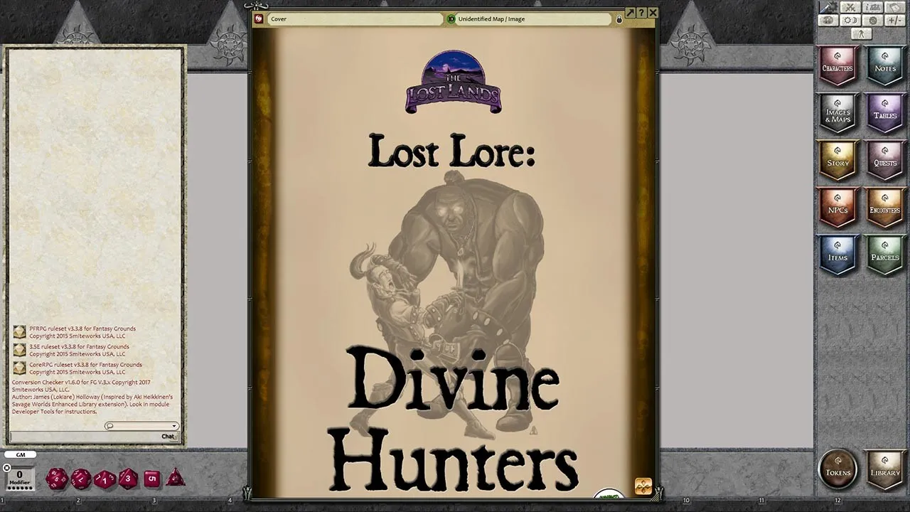 Fantasy Grounds - Lost Lore: Divine Hunters (PFRPG) Screenshot 0