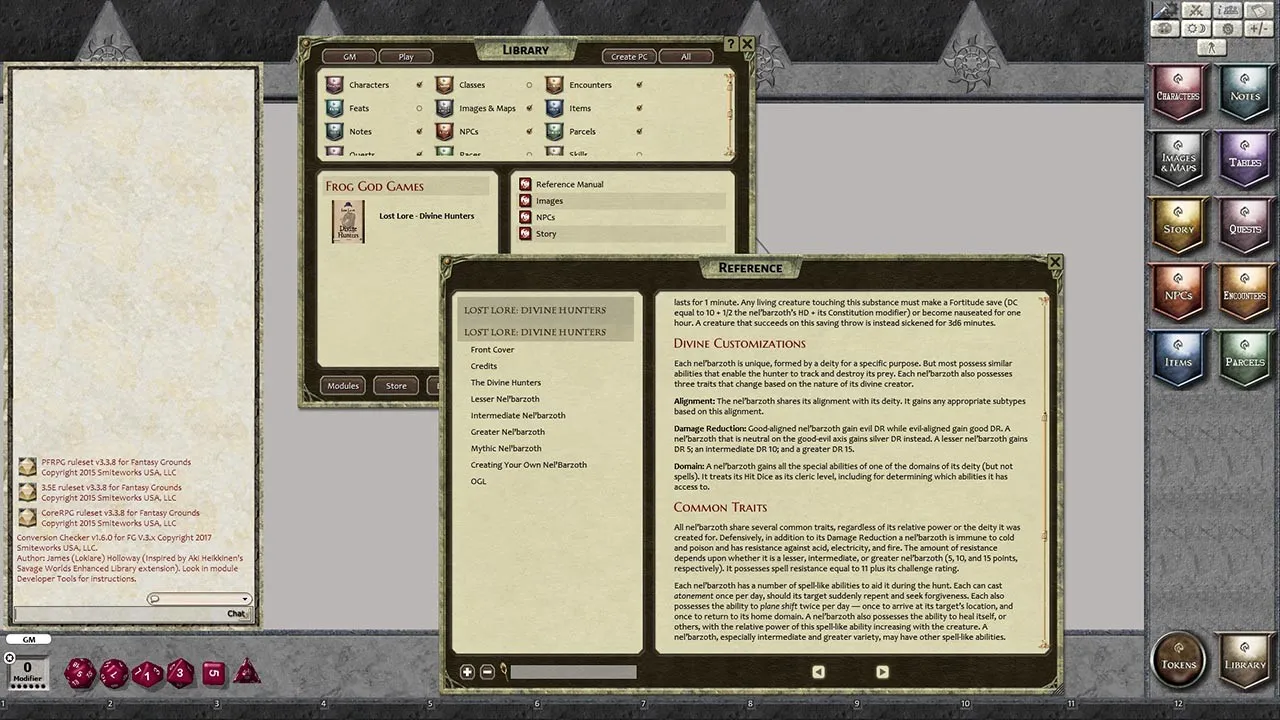 Fantasy Grounds - Lost Lore: Divine Hunters (PFRPG) Screenshot 3