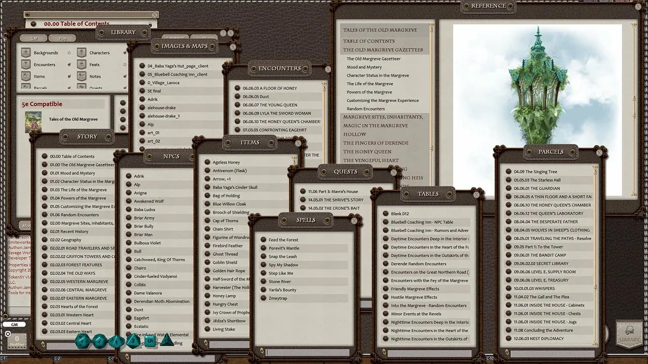 Fantasy Grounds - Tales of the Old Margreve (5E) Screenshot 0