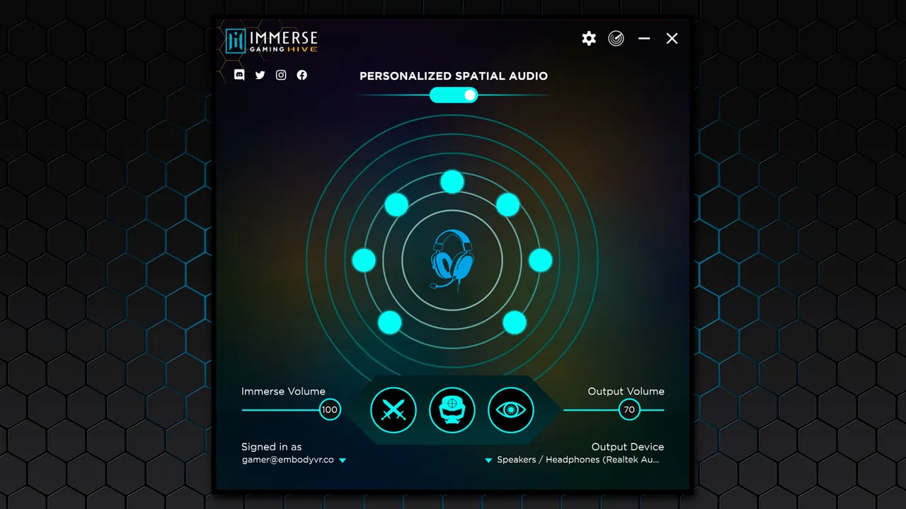 Immerse Gaming | HIVE Screenshot 0
