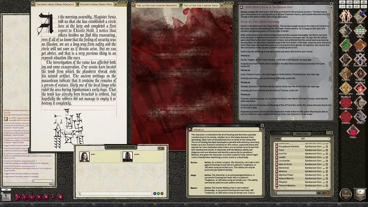 Fantasy Grounds - Symbaroum: The Chronicle of The Copper Crown Screenshot 0
