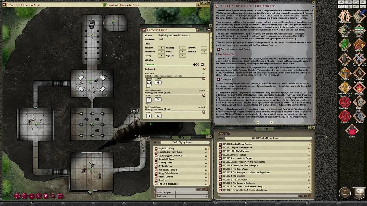 Fantasy Grounds - Symbaroum: The Chronicle of The Copper Crown Screenshot 4