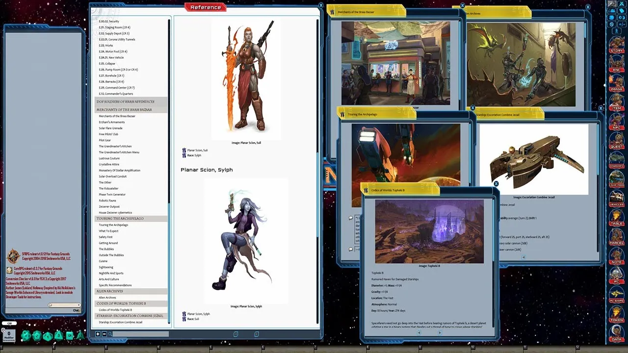 Fantasy Grounds - Starfinder RPG - Dawn of Flame AP 2: Soldiers of Brass (SFRPG) Screenshot 1
