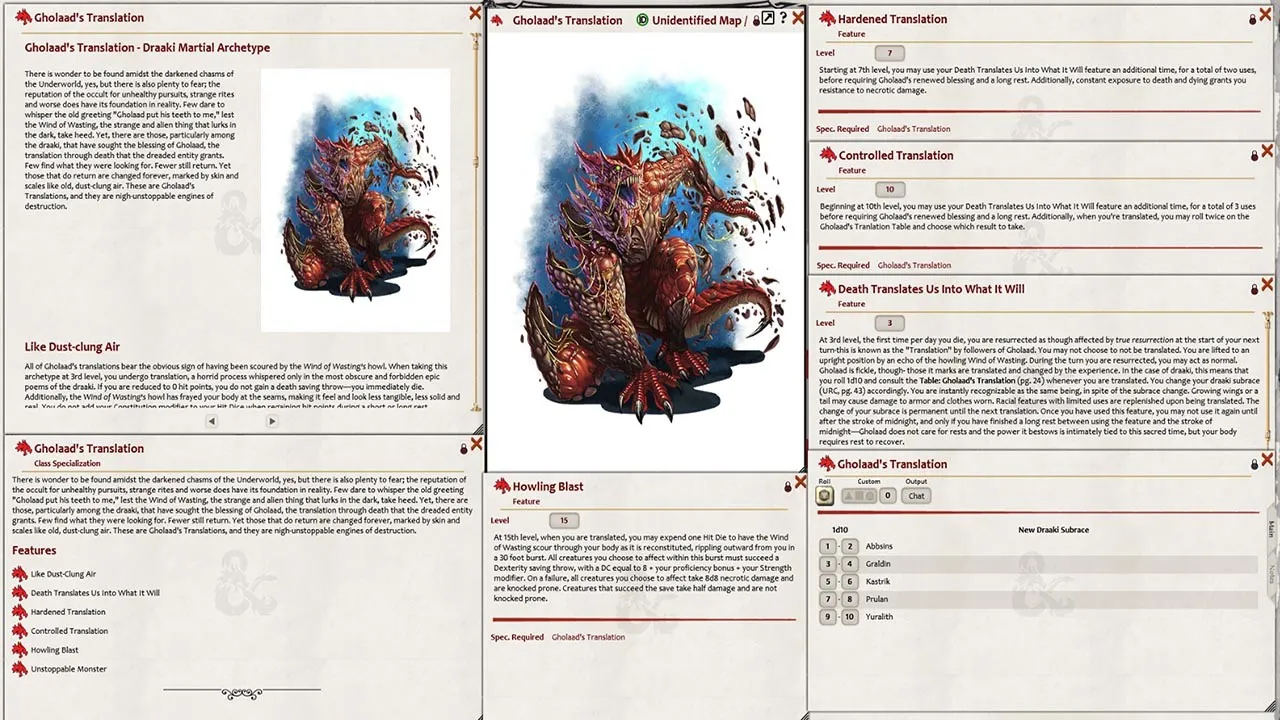 Fantasy Grounds - Occult Secrets of the Underworld (5E) Screenshot 3