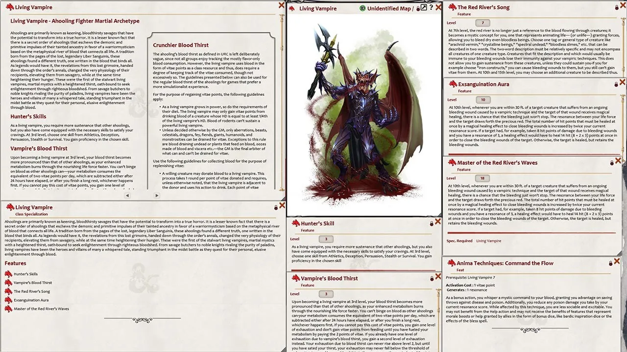 Fantasy Grounds - Occult Secrets of the Underworld (5E) Screenshot 2