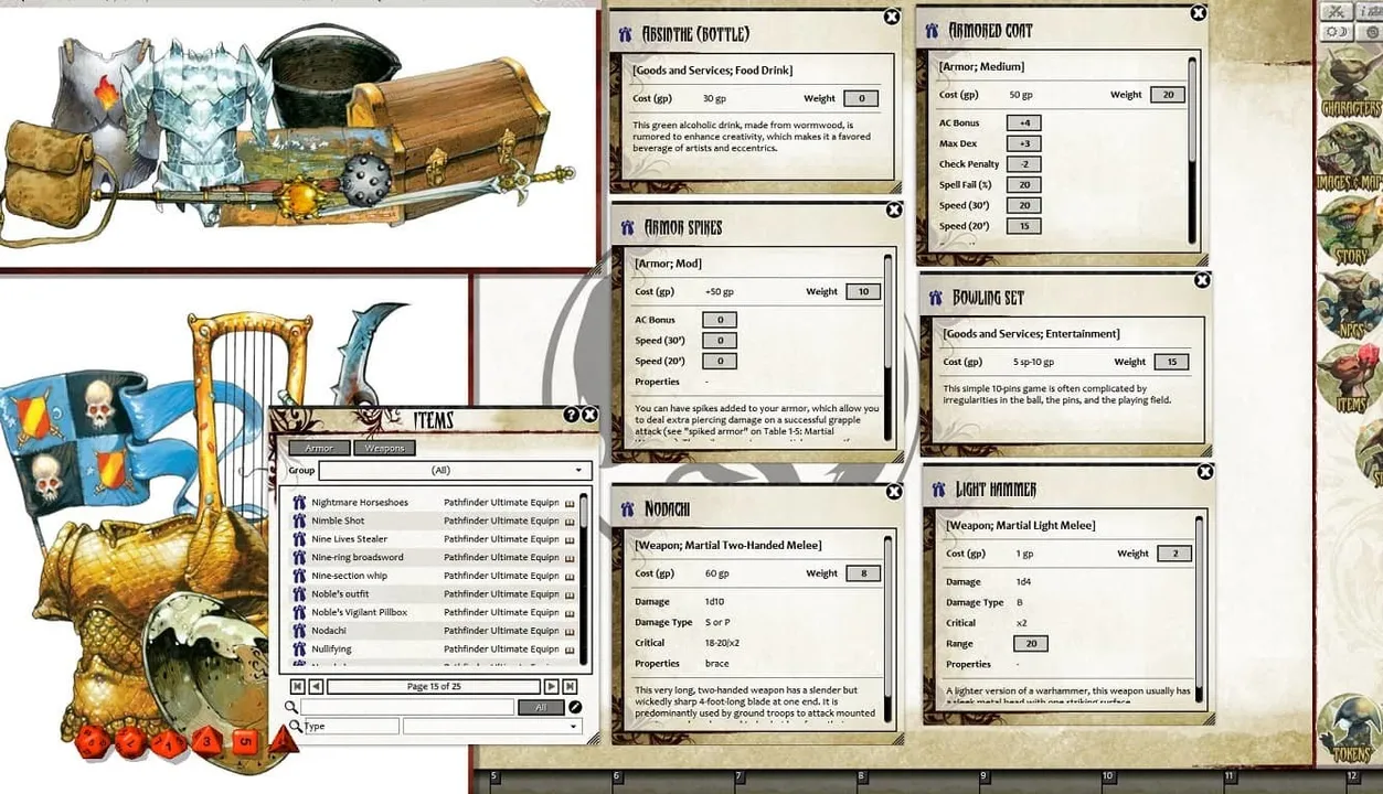 Fantasy Grounds - Pathfinder RPG - Ultimate Equipment (PFRPG) Screenshot 4