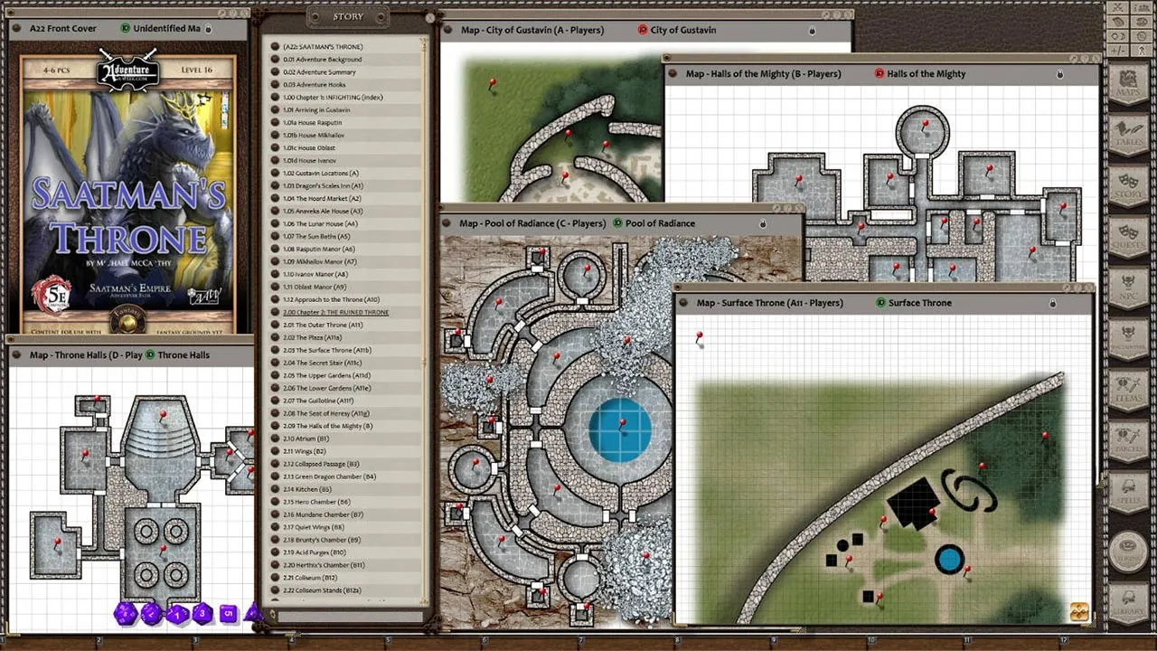 Fantasy Grounds - A22: Saatman’s Throne (5E) Screenshot 4