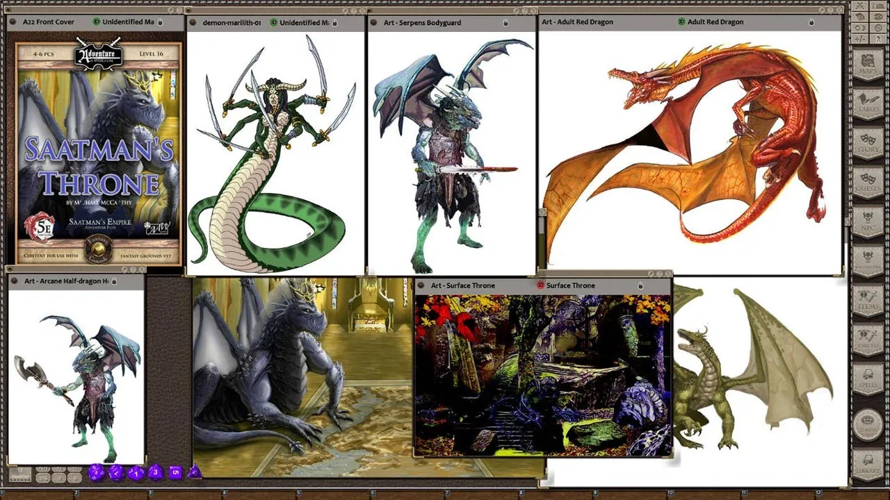 Fantasy Grounds - A22: Saatman’s Throne (5E) Screenshot 1