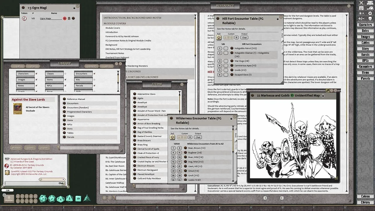 Fantasy Grounds - D&D Classics: A0-A4: Against the Slave Lords (1E) Screenshot 8