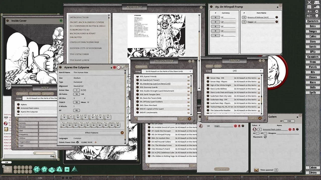 Fantasy Grounds - D&D Classics: A0-A4: Against the Slave Lords (1E) Screenshot 13