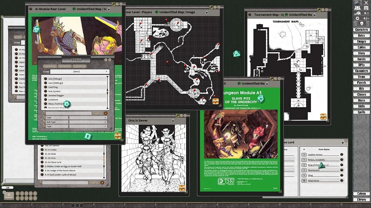 Fantasy Grounds - D&D Classics: A0-A4: Against the Slave Lords (1E) Screenshot 6