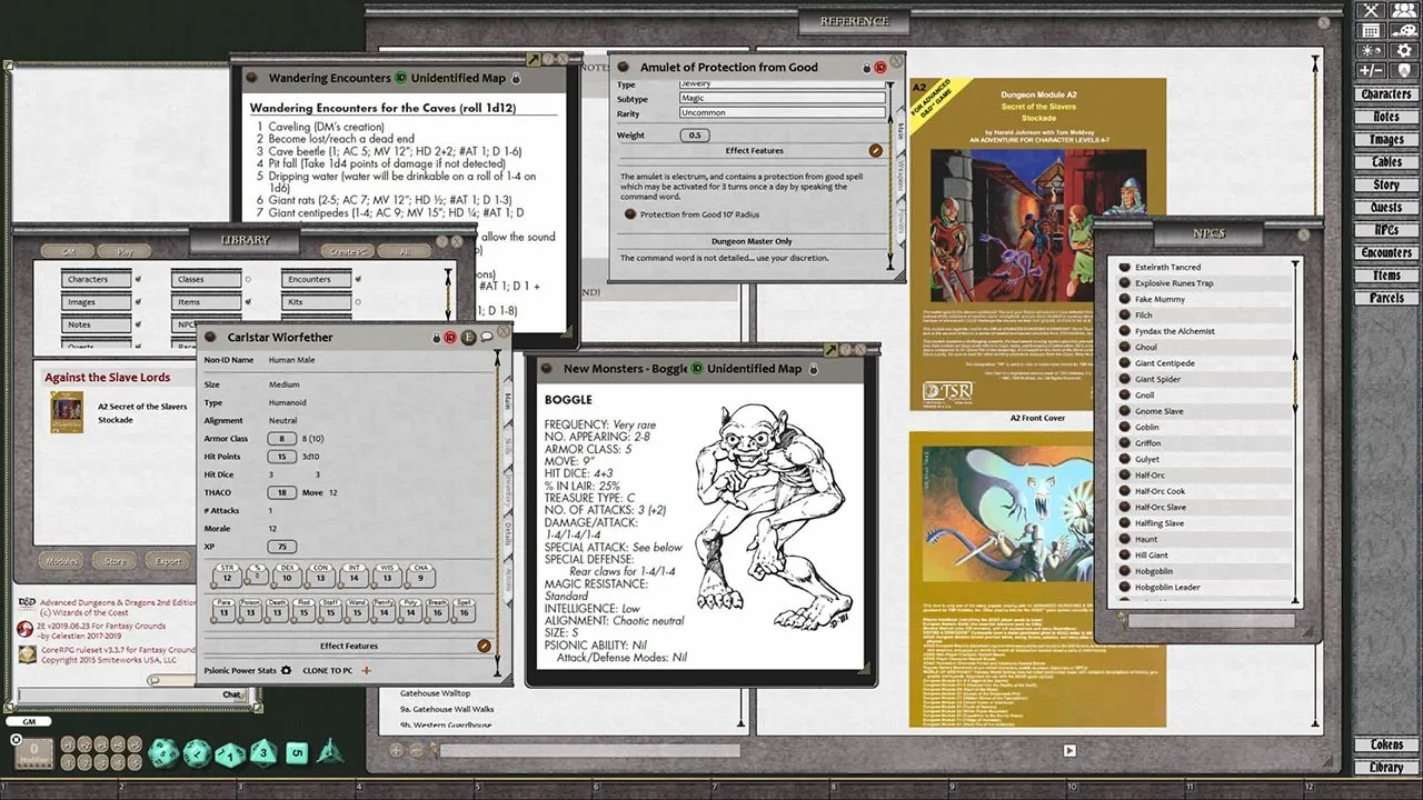 Fantasy Grounds - D&D Classics: A0-A4: Against the Slave Lords (1E) Screenshot 9