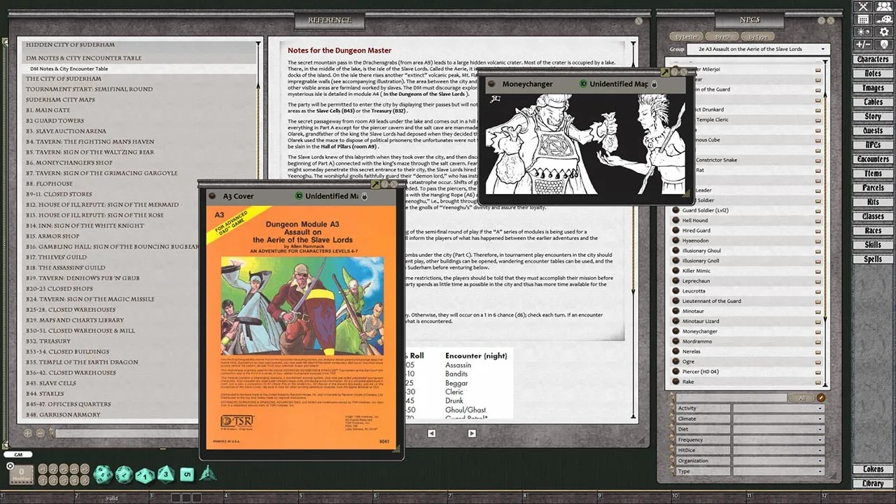 Fantasy Grounds - D&D Classics: A0-A4: Against the Slave Lords (1E) Screenshot 15