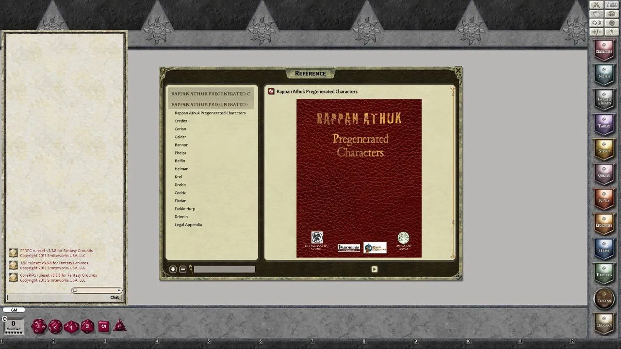 Fantasy Grounds - Rappan Athuk – Pregenerated Characters (PFRPG) Screenshot 2
