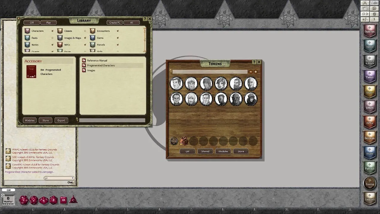 Fantasy Grounds - Rappan Athuk – Pregenerated Characters (PFRPG) Screenshot 1