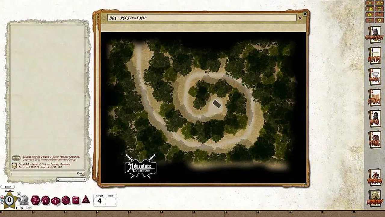 Fantasy Grounds - B01: Under His Skin (Savage Worlds) Screenshot 0