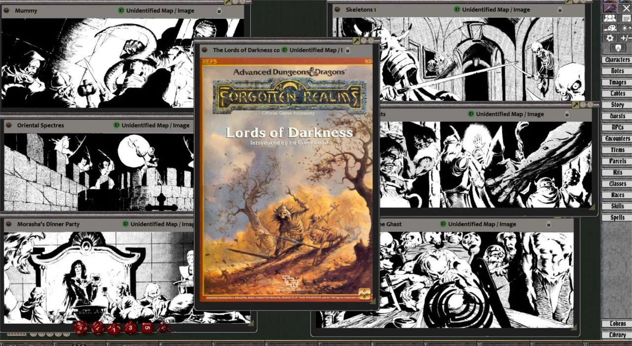 Fantasy Grounds - D&D Classics: REF5 Lords of Darkness (1E) Screenshot 1