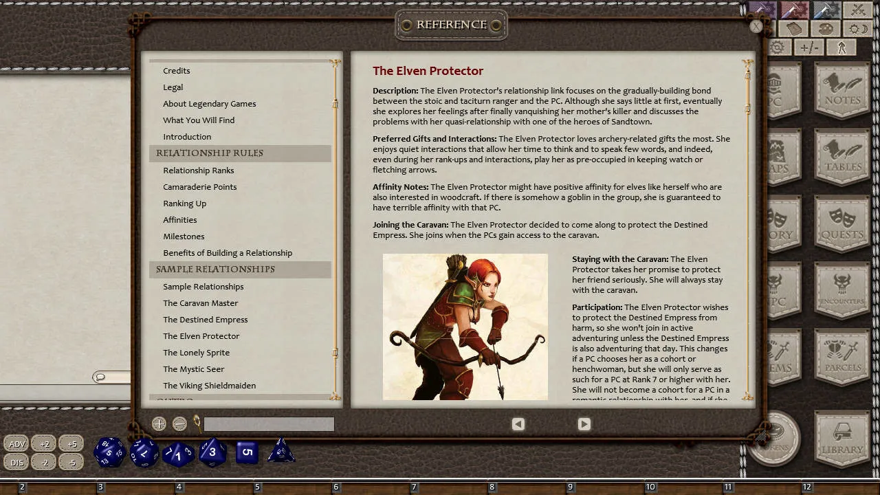 Fantasy Grounds - Ultimate Relationships (5E) Screenshot 1