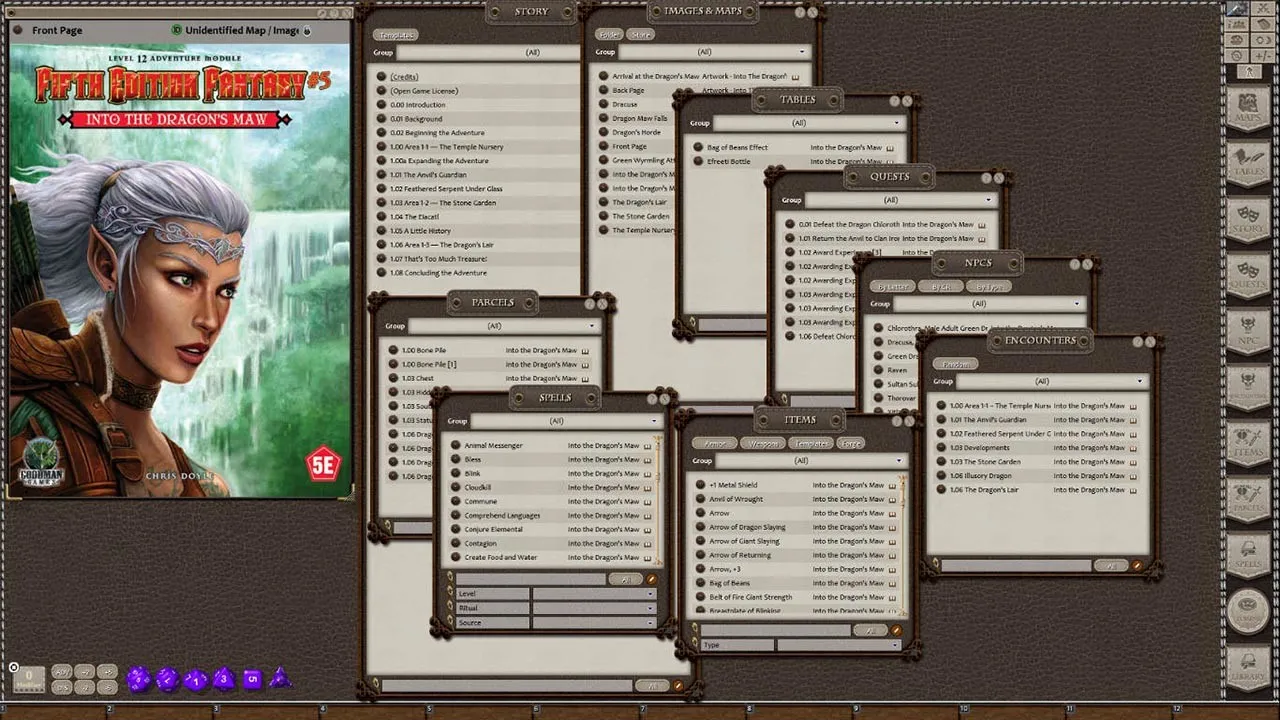 Fantasy Grounds - Fifth Edition Fantasy #5: Into the Dragon's Maw (5E) Screenshot 0