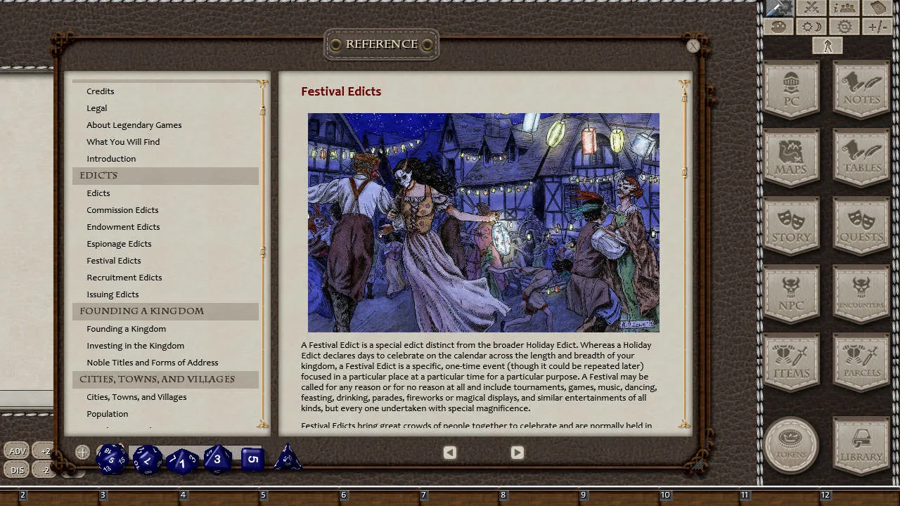Fantasy Grounds - Ultimate Rulership (5E) Screenshot 1