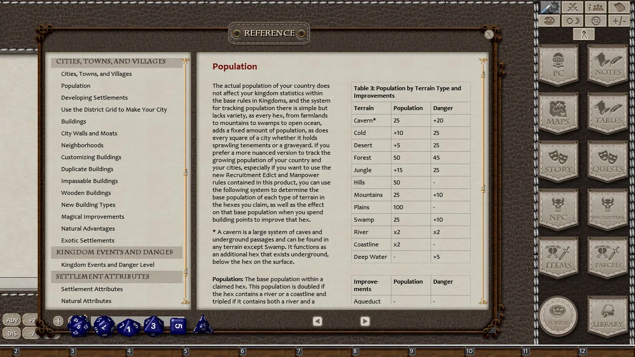 Fantasy Grounds - Ultimate Rulership (5E) Screenshot 3