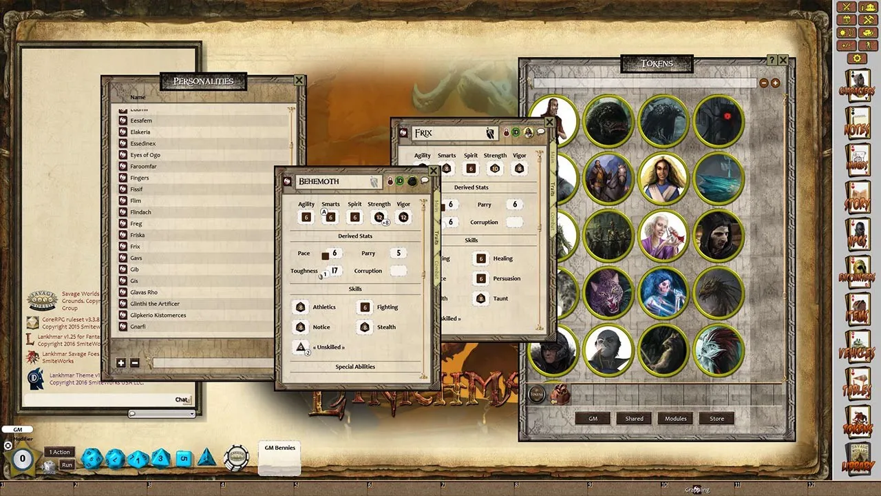 Fantasy Grounds - Lankhmar: Savage Foes of Nehwon (Savage Worlds) Screenshot 3