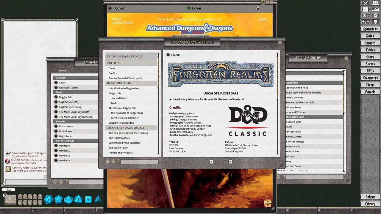 Fantasy Grounds - D&D Classics: FRQ3 Doom of Daggerdale (2E) Screenshot 5