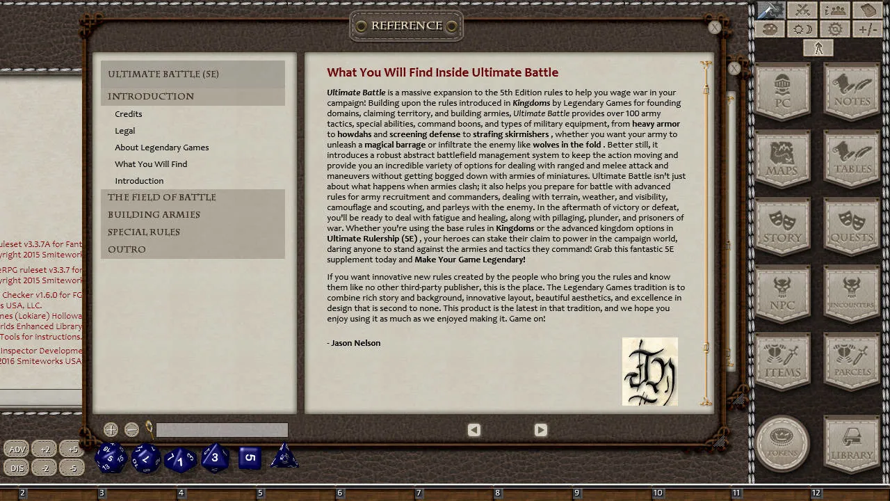 Fantasy Grounds - Ultimate Battle (5E) Screenshot 1
