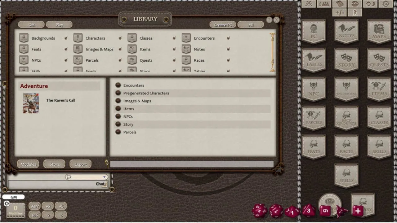 Fantasy Grounds - The Raven's Call (5E) Screenshot 5