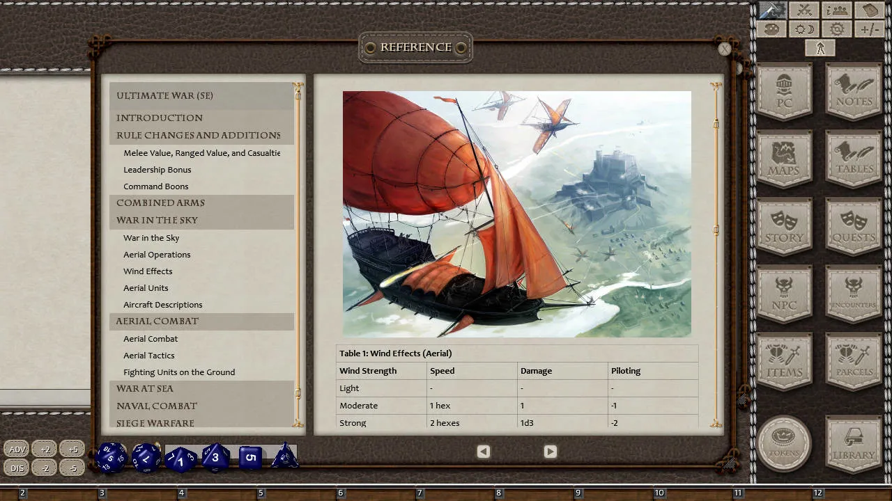 Fantasy Grounds - Ultimate War (5E) Screenshot 3
