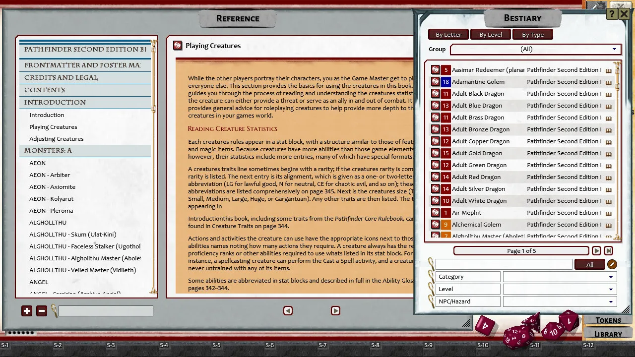 Fantasy Grounds - Pathfinder 2 RPG - Bestiary (PFRPG2) Screenshot 4