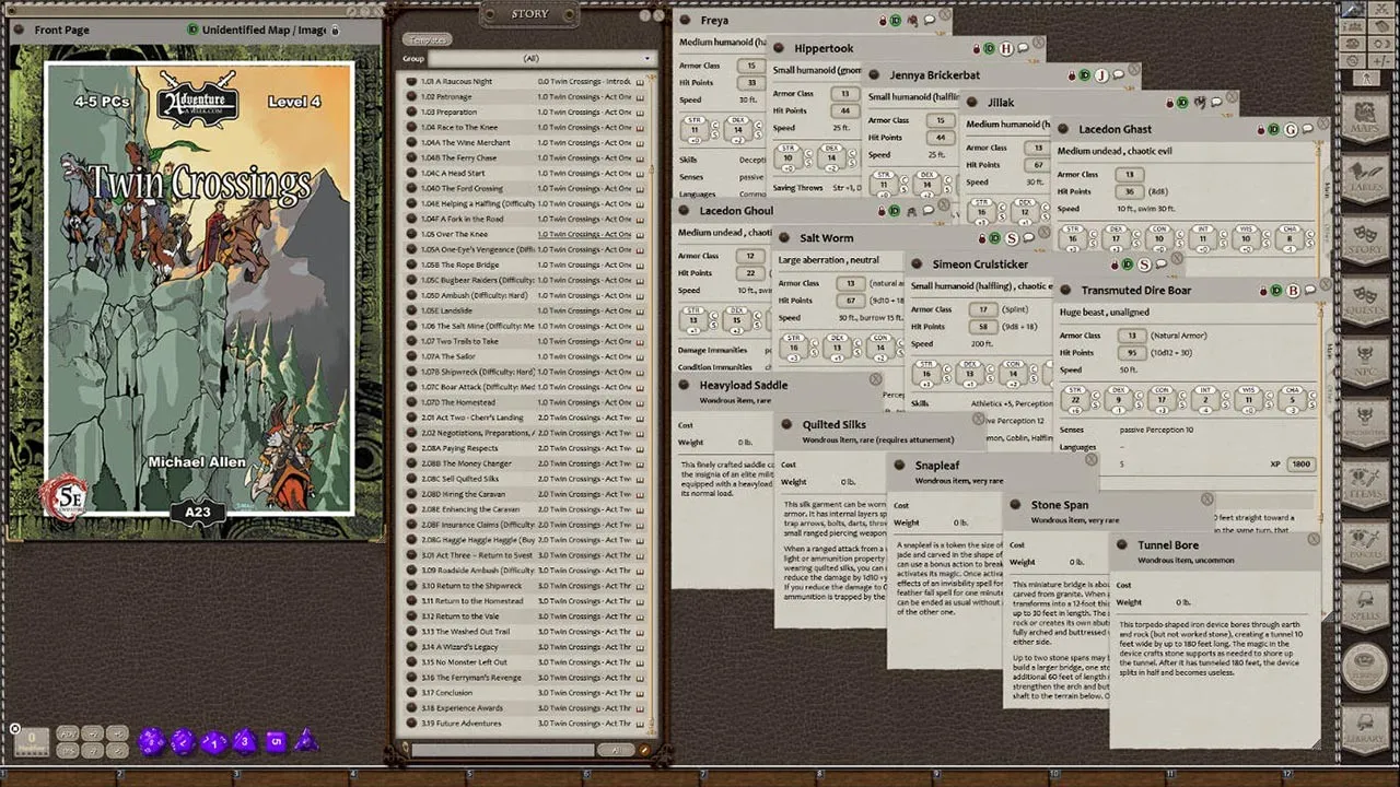 Fantasy Grounds - A23: Twin Crossings (5E) Screenshot 3