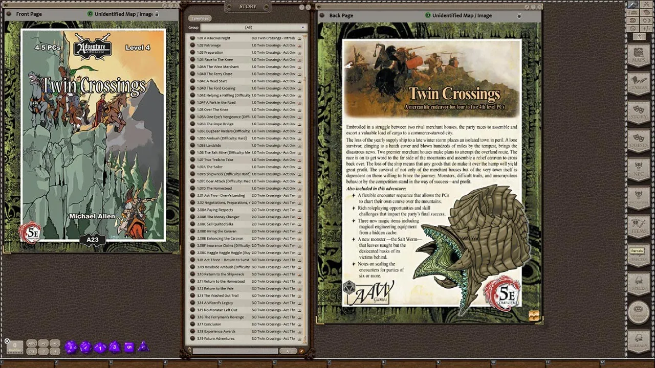Fantasy Grounds - A23: Twin Crossings (5E) Screenshot 2