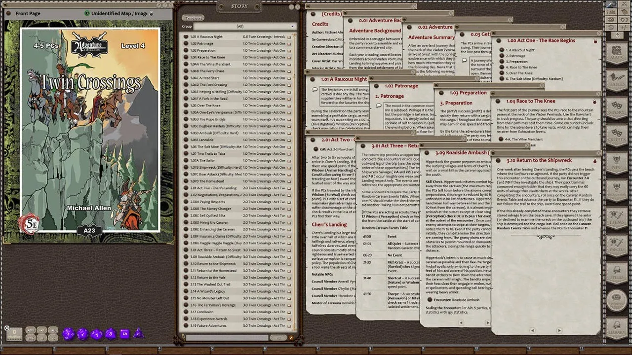 Fantasy Grounds - A23: Twin Crossings (5E) Screenshot 4