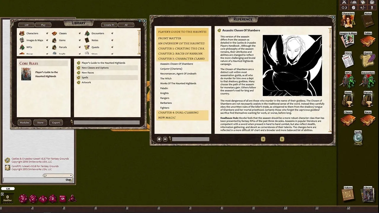 Fantasy Grounds - Castles & Crusades Player's Guide to the Haunted Highlands (C&C) Screenshot 2