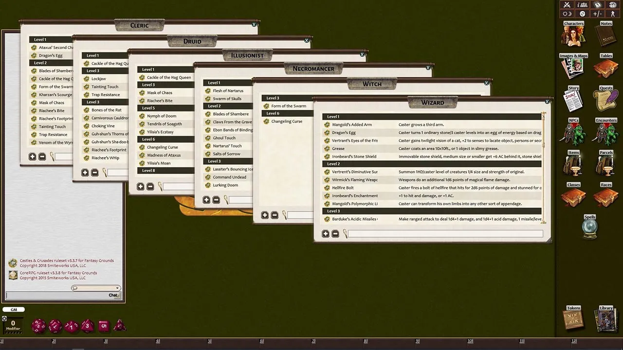 Fantasy Grounds - Castles & Crusades Player's Guide to the Haunted Highlands (C&C) Screenshot 1