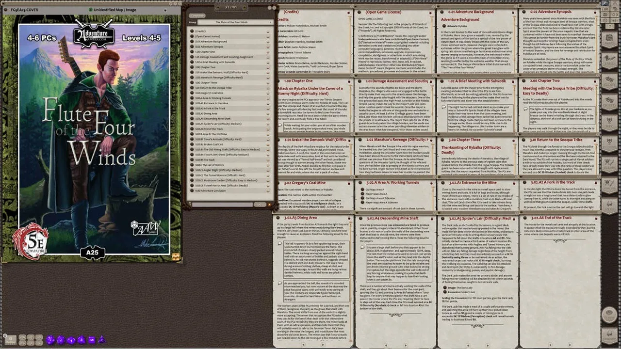 Fantasy Grounds - A25: Flute of the Four Winds (5E) Screenshot 0