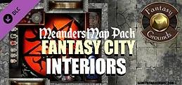 Fantasy Grounds - Meander Map Pack: Interior City (Map Pack)