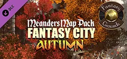Fantasy Grounds - Meander Map Pack: Autumn City (Map Pack)