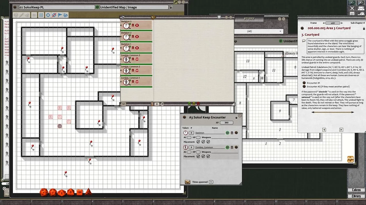 Fantasy Grounds - D&D Classics: FRC1 Ruins of Adventure (1E) Screenshot 1
