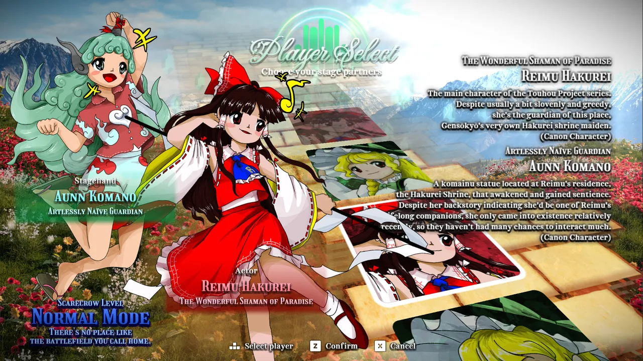 Touhou Sousenkyou ~ Land of Oracular Zeitgeist Screenshot 1