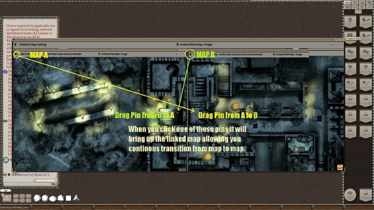Fantasy Grounds - Meander Map Pack Fantasy City Blank Templates (Map Pack) Screenshot 4