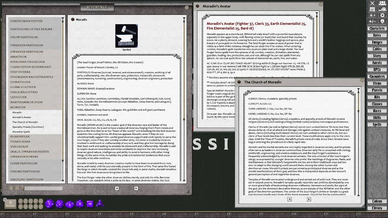 Fantasy Grounds - D&D Classics: Demihuman Deities (2E) Screenshot 1