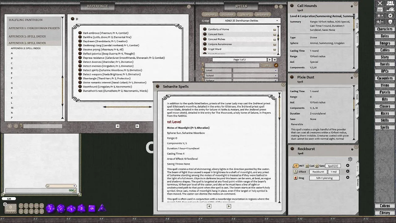 Fantasy Grounds - D&D Classics: Demihuman Deities (2E) Screenshot 3