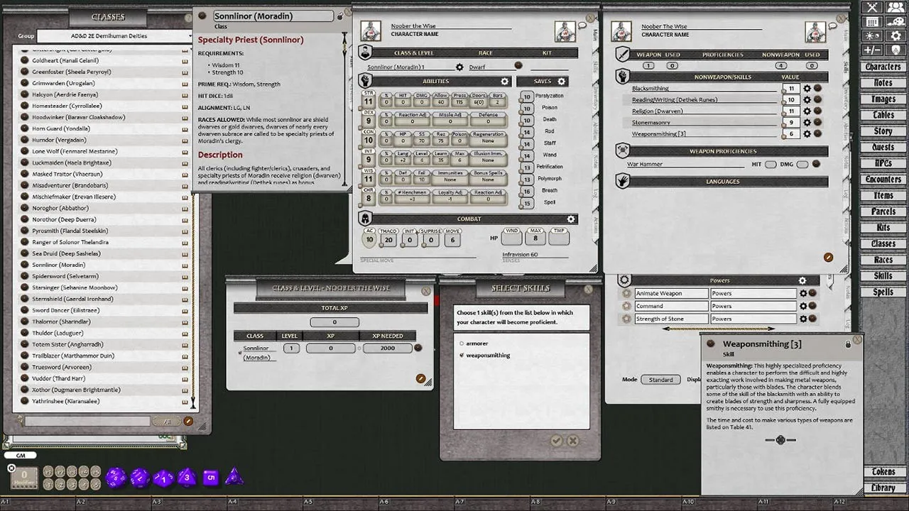 Fantasy Grounds - D&D Classics: Demihuman Deities (2E) Screenshot 4