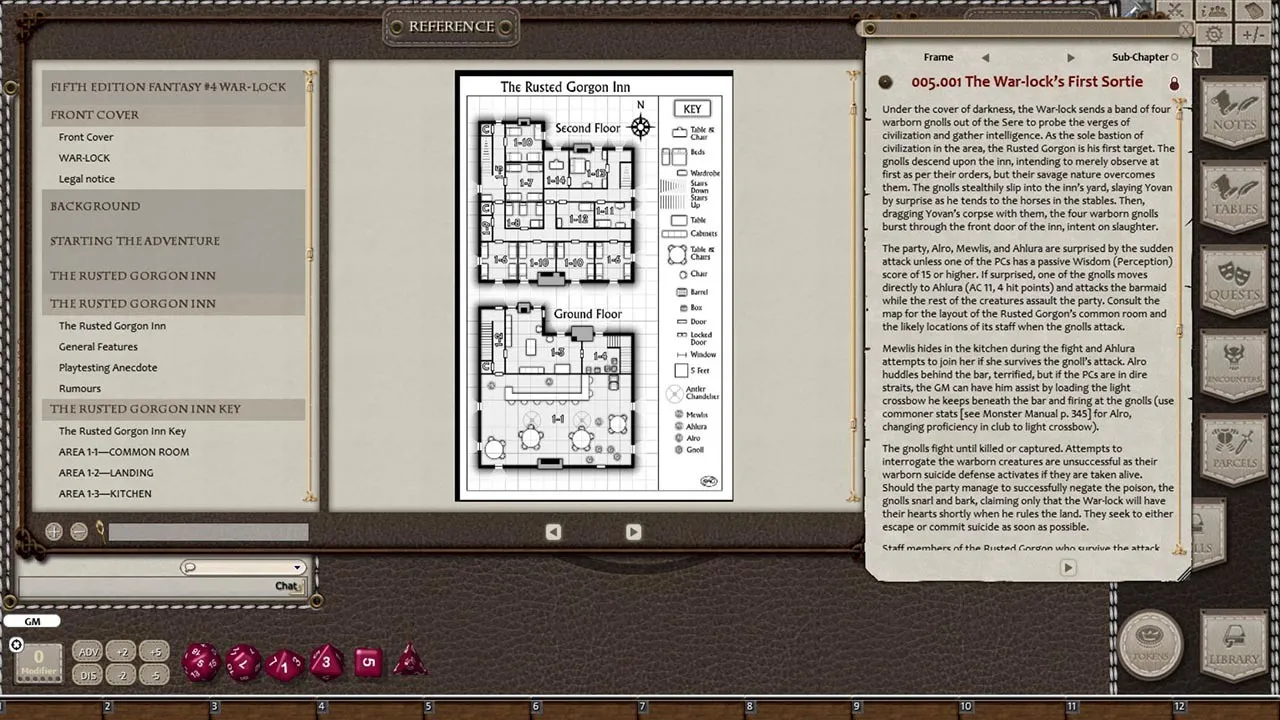 Fantasy Grounds - Fifth Edition Fantasy #4: War-Lock (5E) Screenshot 1