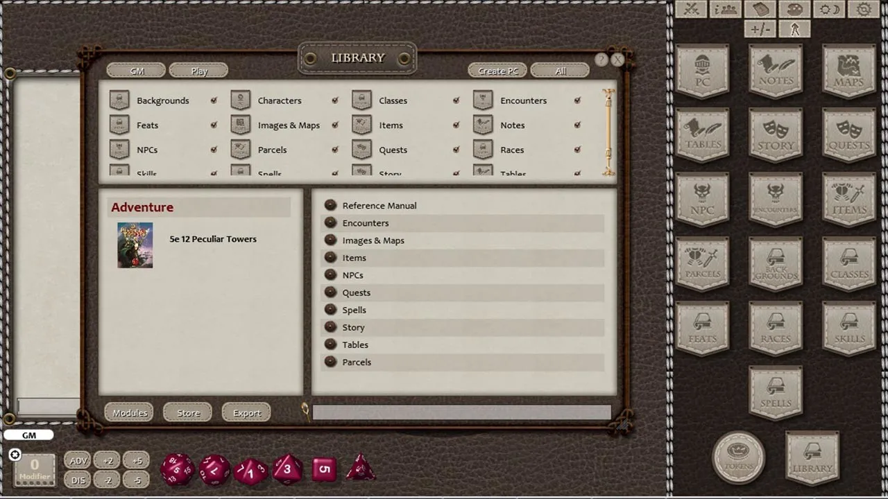 Fantasy Grounds - 12 Peculiar Towers (5E) Screenshot 3