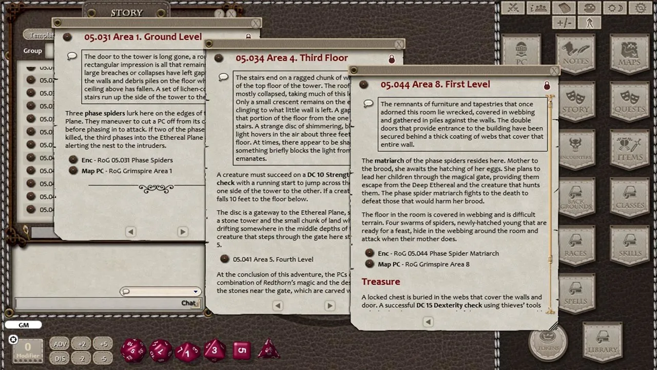 Fantasy Grounds - 12 Peculiar Towers (5E) Screenshot 0