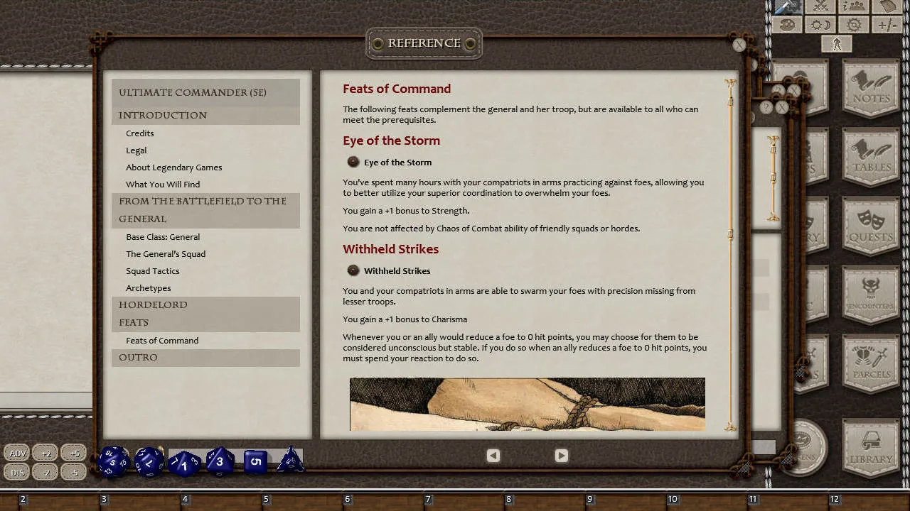 Fantasy Grounds - Ultimate Commander (5E) Screenshot 2